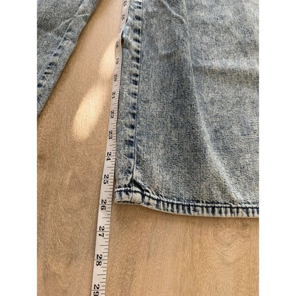 MOTHER The Ruffle Greaser Ankle Jeans in Threading The Needle Size 27 Stretch - Picture 8 of 10